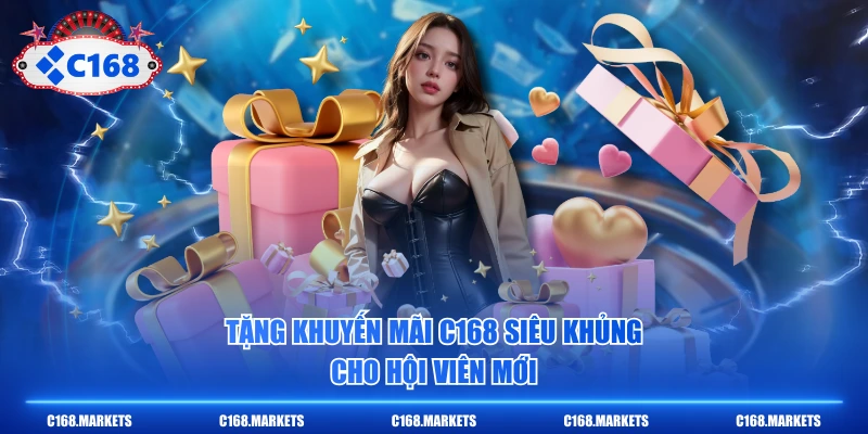 Khuyến Mãi C168 - Ưu Đãi Tưng Bừng, Nhận Quà Cực Khủng 2 Tặng khuyến mãi C168 siêu khủng cho hội viên mới